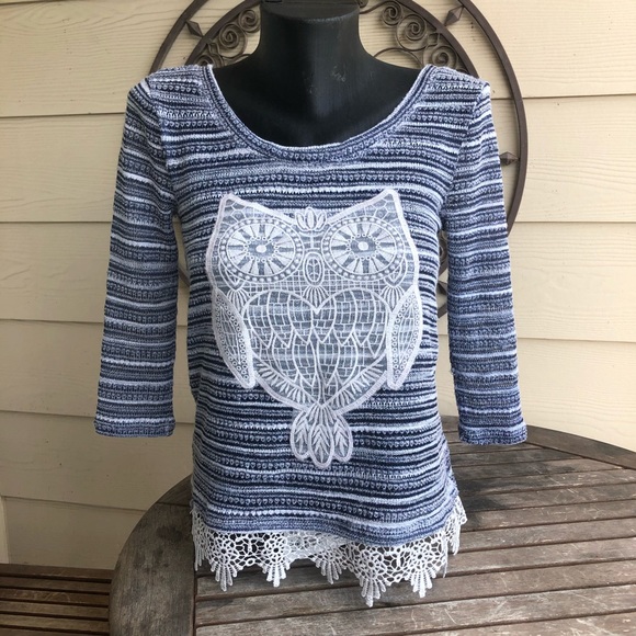 Almost Famous Tops - Almost Famous Cute Owl Top ❤️🦉